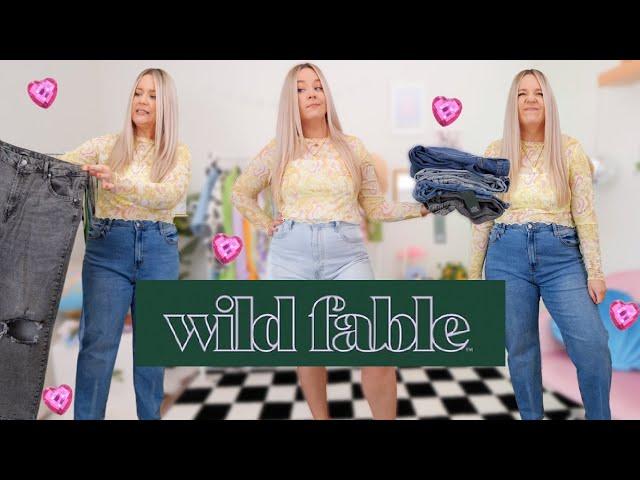 trying on new jeans from WILD FABLE! (size 16)