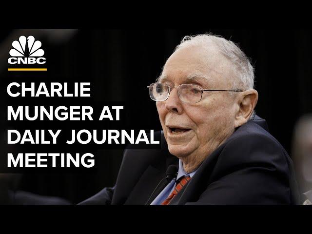 Charlie Munger On BYD, Tesla, Alibaba and Bitcoin — Daily Journal’s Shareholders Meeting — 2/15/2023