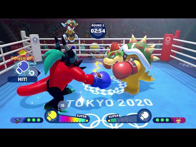 Zavok vs Bowser Boxing | Mario & Sonic at the Olympic Games Tokyo 2020