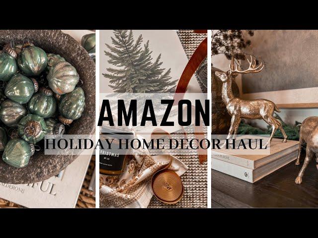 AMAZON HOLIDAY HOME DECOR HAUL || 2024