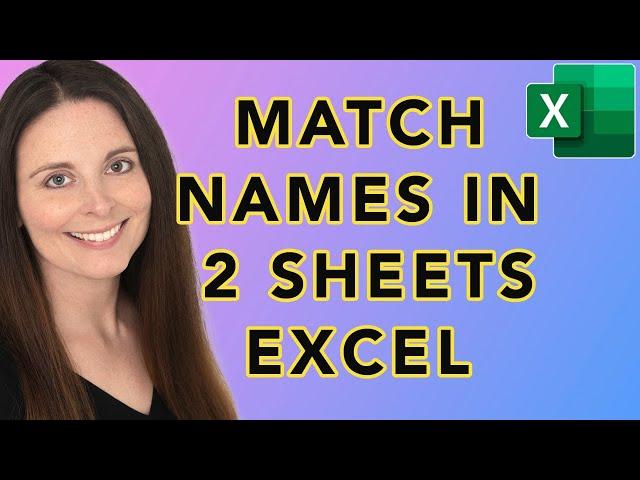 Match Names on Two Excel Sheets with VLOOKUP – Create Unique ID in Excel