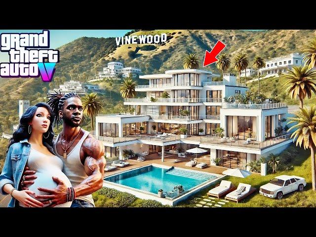 Omg! Franklin's Ex Wife Sarah SHOCKING Billionaire Mansion-GTA 5 Real Life Mod Remastered Season 2