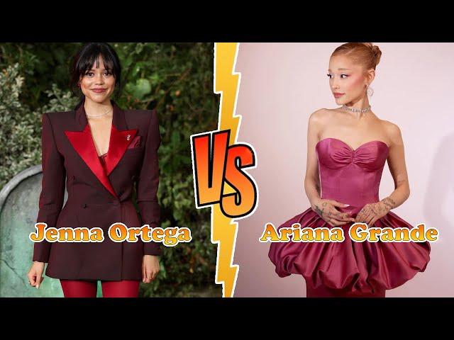 Jenna Ortega (Wednesday) VS Ariana Grande Transformation  From Baby To 2024