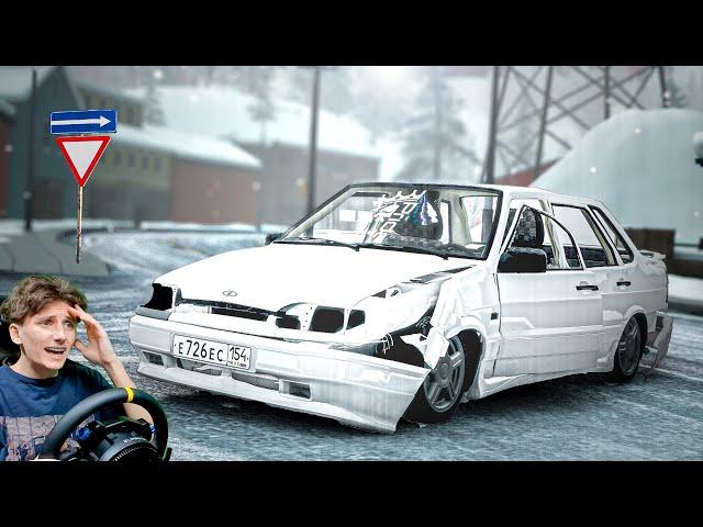 ШКОЛЬНИКУ ПОДАРИЛИ ВАЗ 2115 после ДПС... | РП ПЕРЕКУП В БИМКЕ | BeamNG.drive