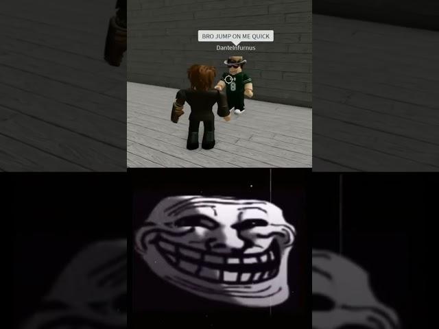 Not all heroes wear capes.. (Troll Face Meme) #roblox #shorts #trollface