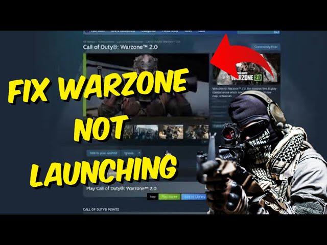 How To Fix Warzone 2 Not Launching/Working On PC! | Call Of Duty Modern Warfare 2 Warzone Error Fix