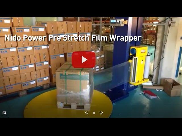 Nido Power Pre Stretch Film Wrapper | Stretch Wrapping Machine Video