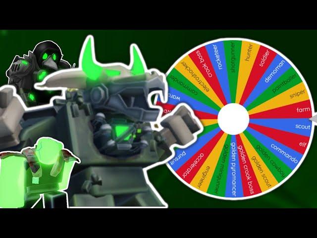 Can Random Towers Beat POLLUTED WASTELANDS 2? | Tower Defense Simulator Roblox