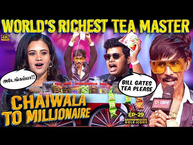 Dolly Chaiwala’s INSANE Paal Packet Stunt! Manimegalai SHOCKED! Chennai Crowd Goes WILD!