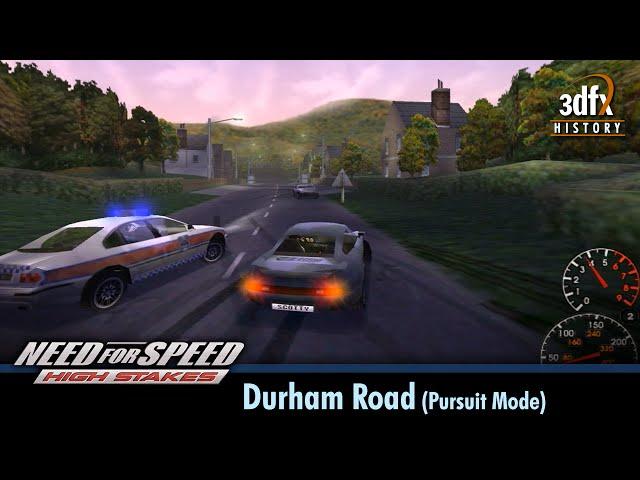 3dfx Voodoo 5 6000 AGP - Need For Speed: High Stakes - Durham Road (Pursuit Mode) [Gameplay]