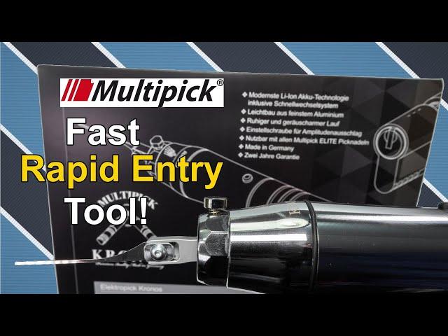 [322] Pick Locks In Seconds! | Review of the Multipick "KRONOS"  Electric Lock Picking Gun (EPG)