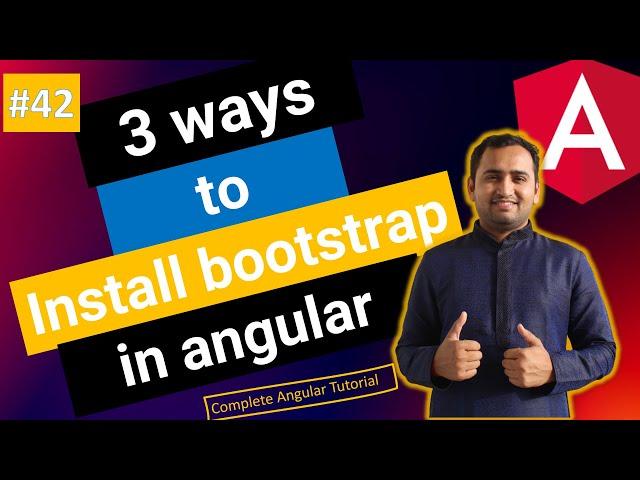 3 ways to install bootstrap in angular | Angular Tutorial