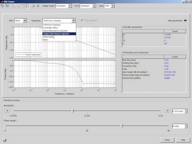 PID Control Design with Control System Toolbox MATLAB