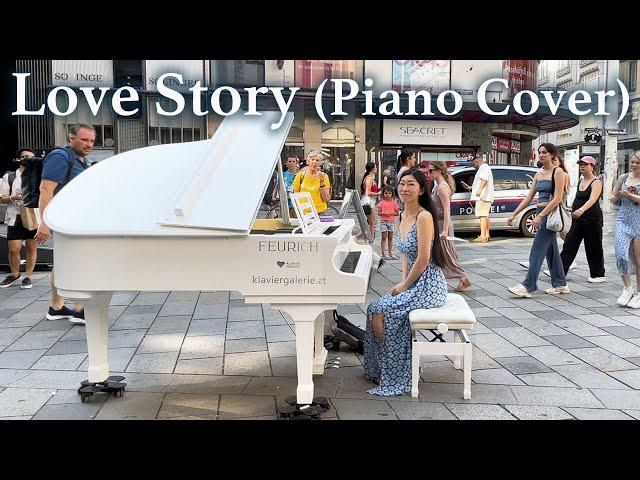 When I Performed Love Story On A Street Piano, The Cops Showed Up!