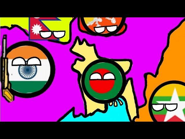 HISTORY OF BANGLADESH 1900-2021 COUNTRYBALLS 