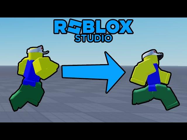 How to change running animation in Roblox Studio