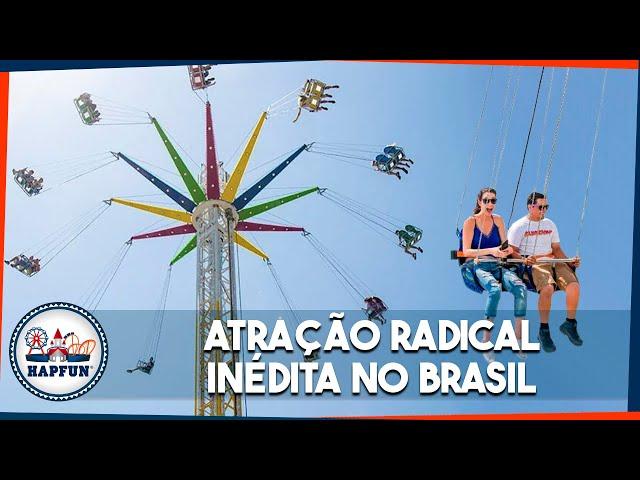 Vem aí o primeiro STAR FLYER do Brasil: atração radical INÉDITA! | Hapfun