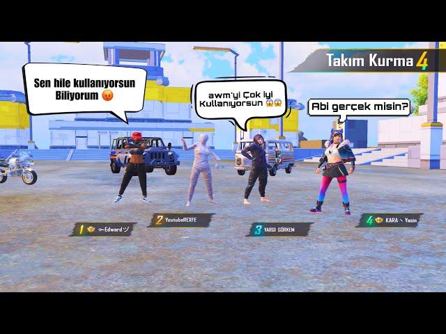 OTO EŞLEŞME İLE RANK GİRDİM !! 30 KİLL WİN ALDIK !! BENİ TANIDILAR  PUBG MOBİLE