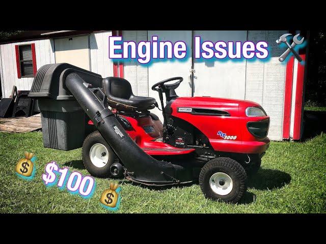 FIXING A $100 CRAFTSMAN RIDING MOWER WITH ENGINE PROBLEMS