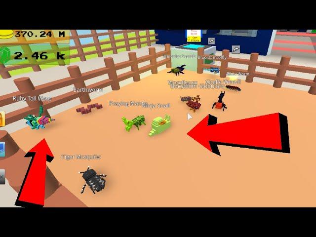 How To Get ALL Bug Army Creatures In Creature Tycoon (All 34)