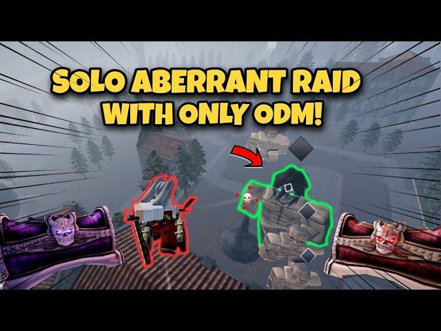 How to Solo Aberrant Raids without Shifting | AOT: Revolution