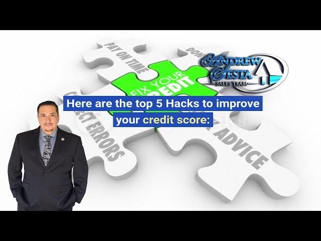 Top 5 hacks to improve your credit score ( Part 3 of 3 )