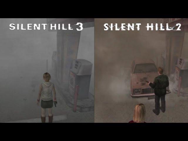 Silent Hill 2 vs Silent Hill 3 Map Comparison