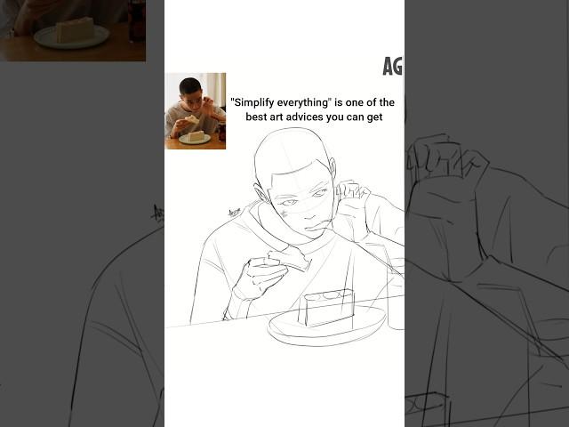 "Simplify everything" is one of the best art advices you can get #art #clipstudiopaint #arttutorial