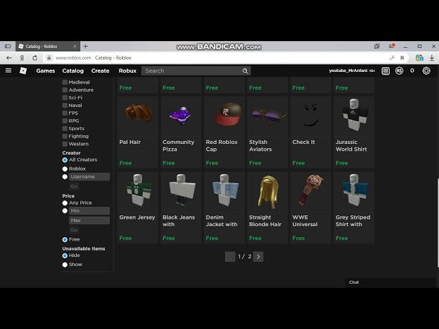 как сделать бесплатный и крутой аватар в Roblox