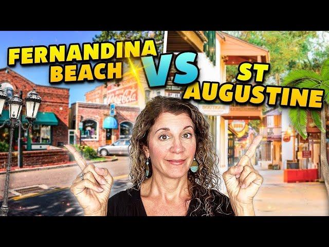 Living in St Augustine vs Fernandina Beach Florida #floridalife #florida