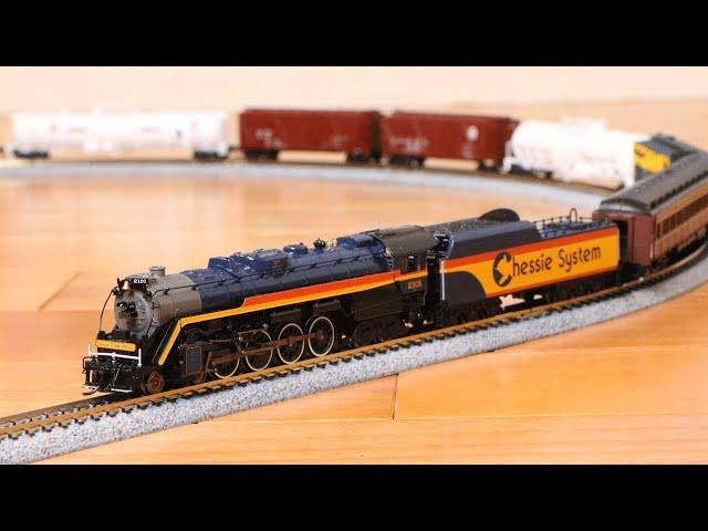 BLI N Scale Reading T1 Steam Train Unboxing