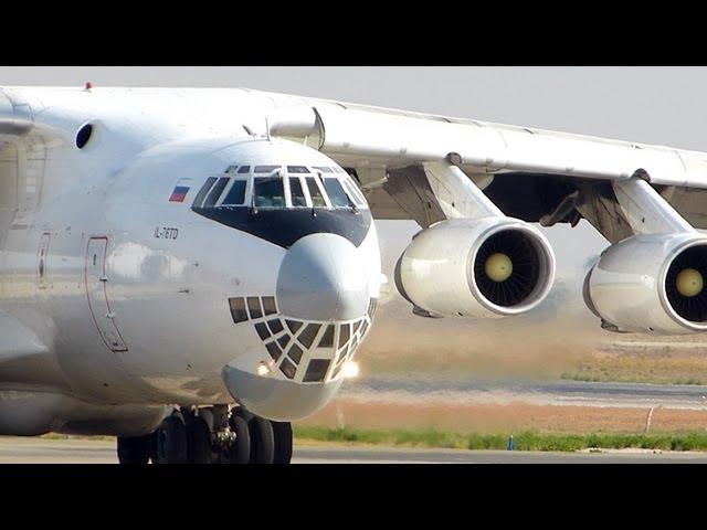 Ilyushin  IL-76TD ил 76  Takeoff [HD]