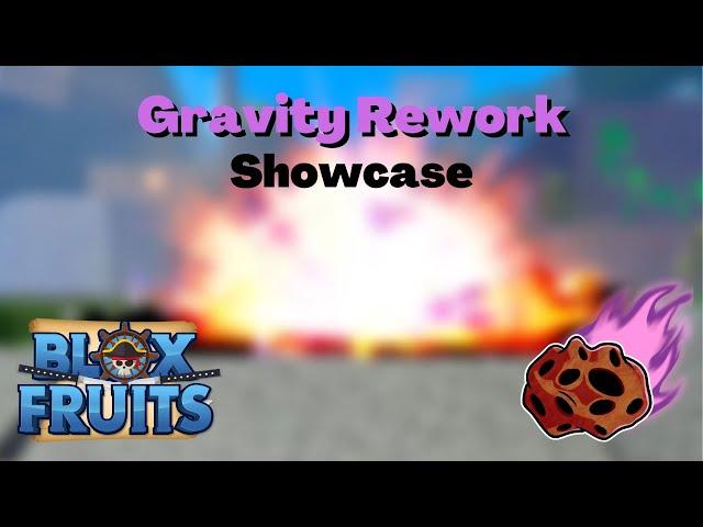 FULL Reworked Gravity Showcase + Combo | Blox Fruits