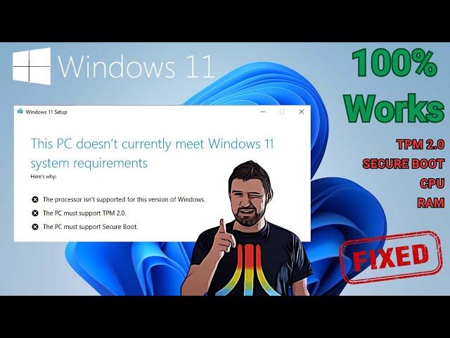 Bypass Windows 11's Minimum System Requirements in 2 minutes