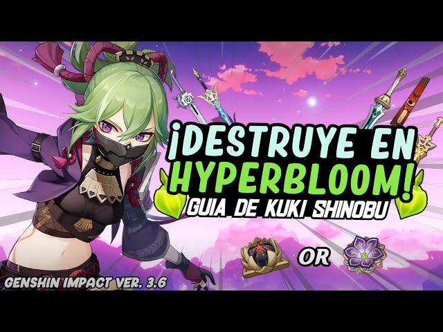 ¡KUKI TIER SS CON DENDRO! Guía Definitiva de Kuki Shinobu! Mejores Builds y Equipos | Genshin Impact