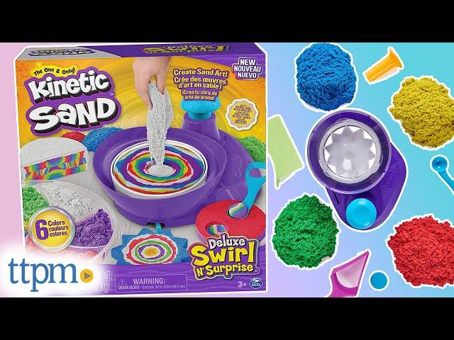 Kinetic Sand Swirl N' Surprise from Spin Master Review!