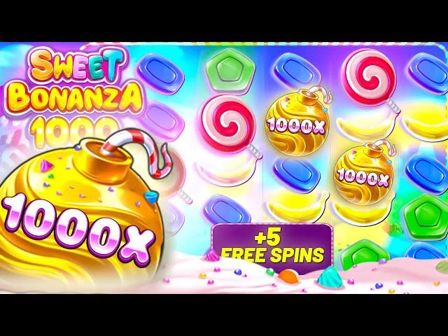 WE HIT THE 1000x MULTIPLIER TWICE ON SWEET BONANZA 1000!?