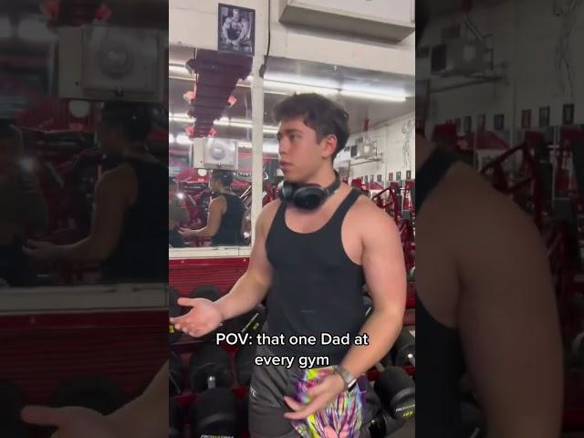 That one dad at the gym #bodybuilding #gym