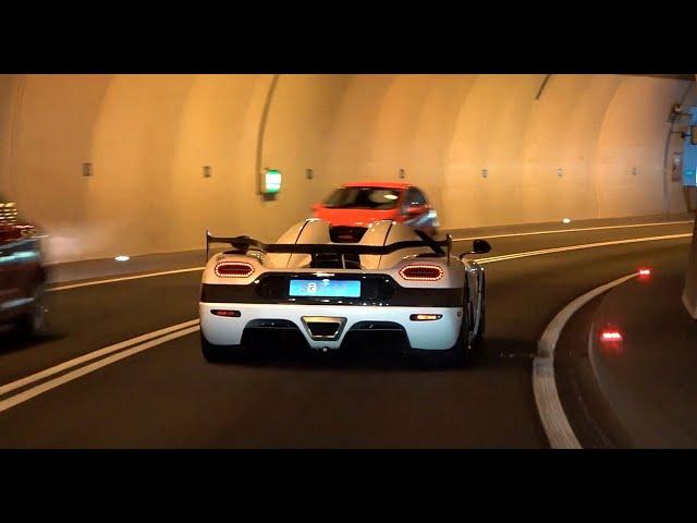 Koenigsegg Agera RS CRAZY TUNNEL SOUND & ONBOARD ACCELERATION