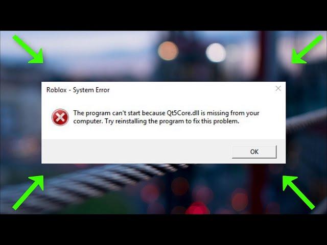 Qt5Core.dll Was Not Found  -  Qt5Core.dll Is Missing Error Windows 11 / 10 / 8 / 7  - 2022