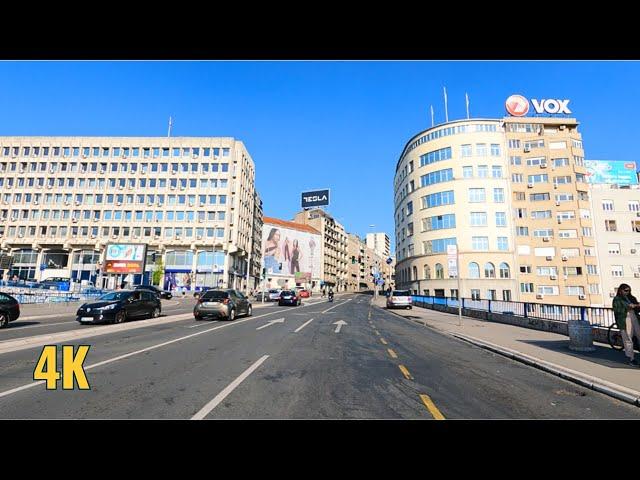 Belgrade Serbia | Driving in the city 4K (part 1)