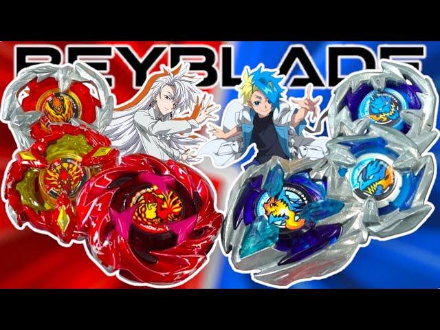 ALL DRAN BEYS vs ALL PHOENIX BEYS | Jaxon VS Blaze | BEYBLADE X