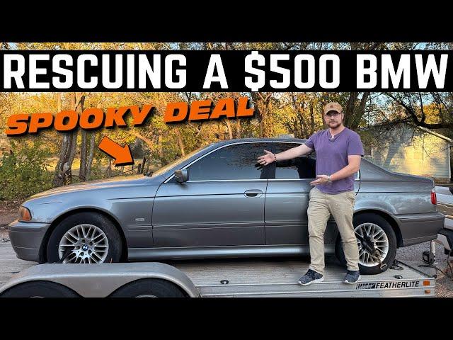 RESCUING A $500 BMW 5 Series *Spooky Deal*