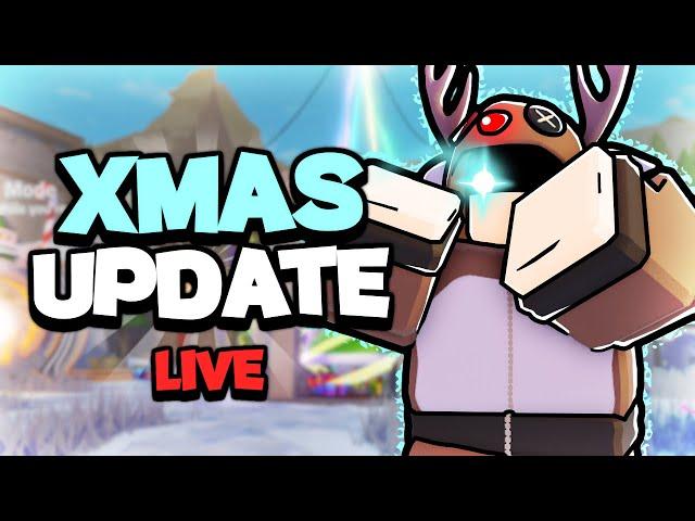  CHRISTMAS EVENT IS HERE!! + x2 Giveaways every 10 subs! | Dungeon Quest #robloxlive #live