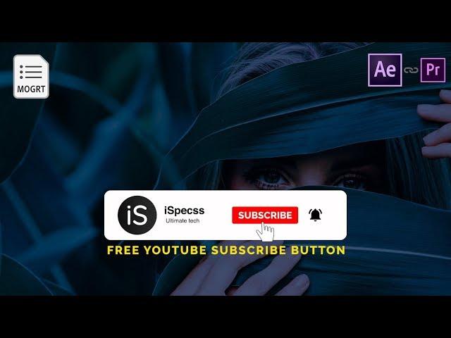 YouTube Subscribe Button Animation | Free Lower Third