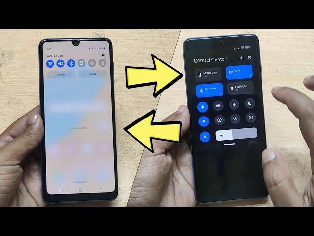 How to change Samsung notification panel