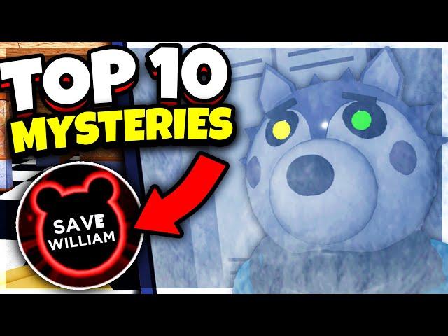 TOP 10 UNSOLVED MYSTERIES in Roblox Piggy Book 2