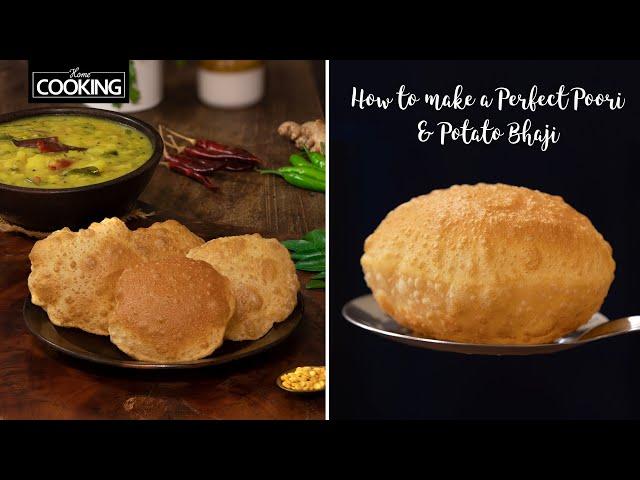 How to make a Perfect Poori | Poori Kizhangu Recipe | Tiffin Recipes for Kids | Breakfast Recipes