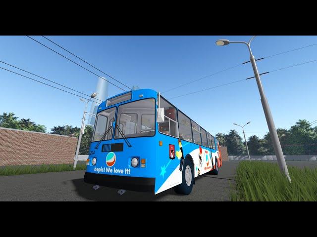 Запуск троллейбуса ЗиУ-9(зиу-682) в Roblox TRP