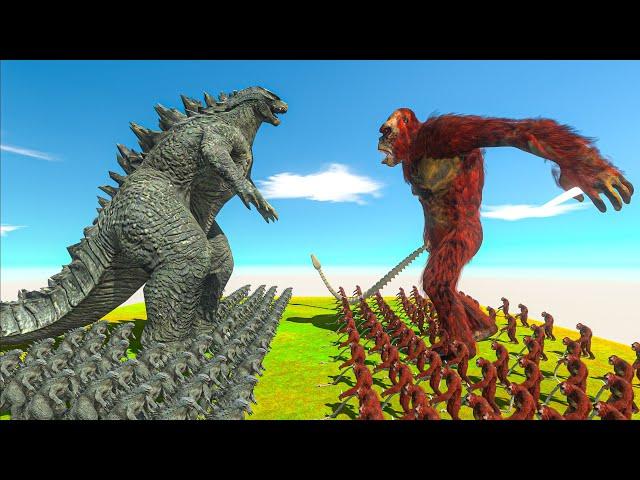 Growing Godzilla 2014 VS Scar King | Godzilla Fight Comparison